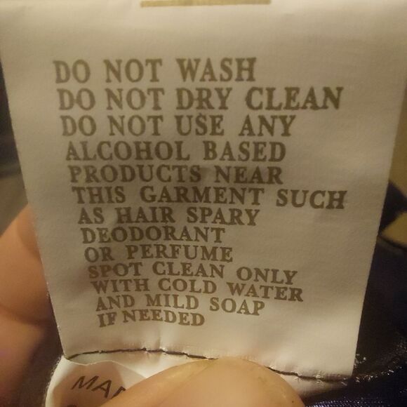 NWT Elizabeth K Lace Bodice Chiffon Navy Blue Semi-Formal Dress, Size M - Picture 13 of 16